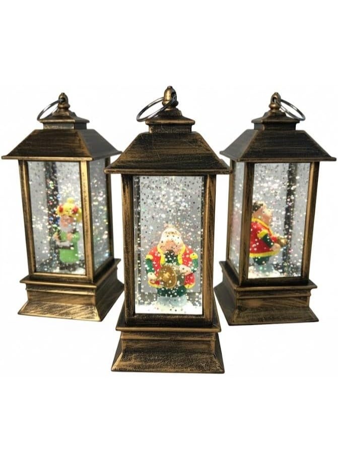 فانوس زيت رمضاني بتصميم مئذنة مزود بشخصيات فنانيس مع إضاءة ملونة وأغاني تراثية يعمل بالشحن لزينة رمضانية ساحرة بأسلوب مذهل OM - Image 2